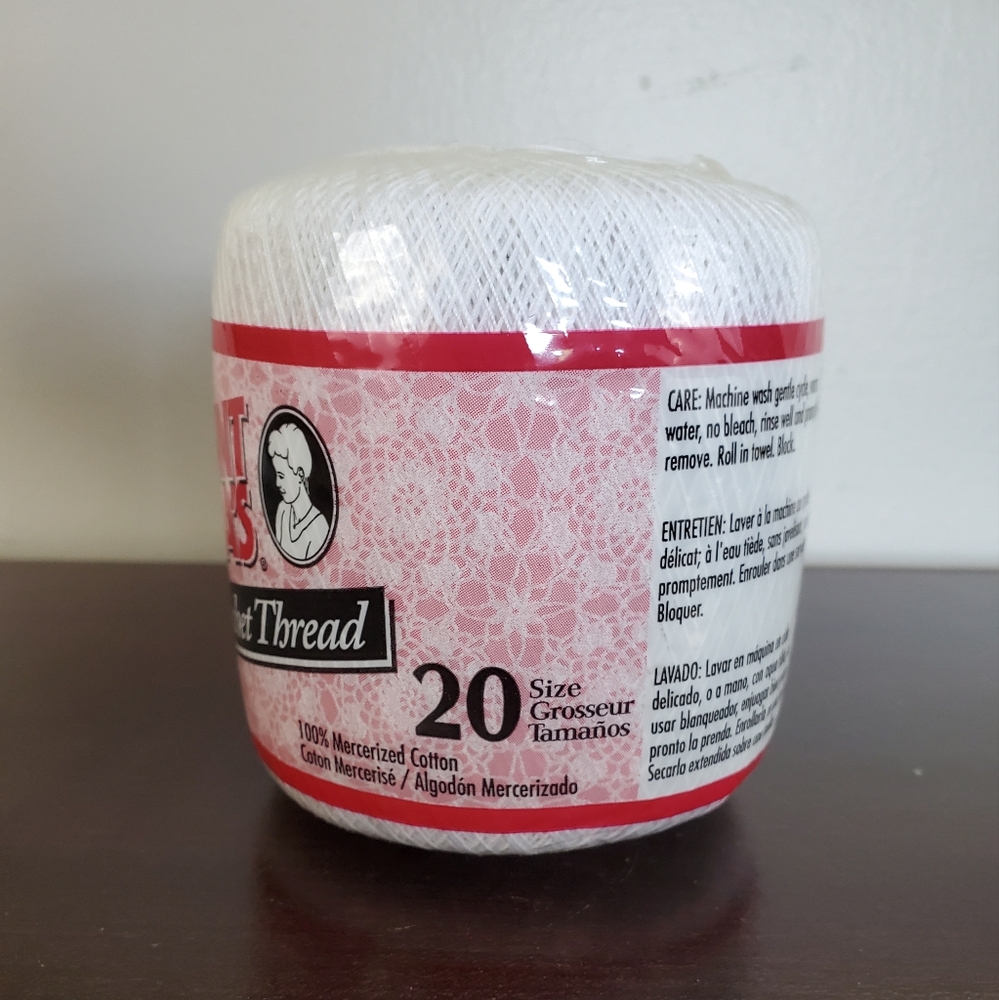 Aunt Lydia's Fine Crochet Thread Size 20 ~ Brand New 100% Mercerized Cotton - Picture 2 of 7